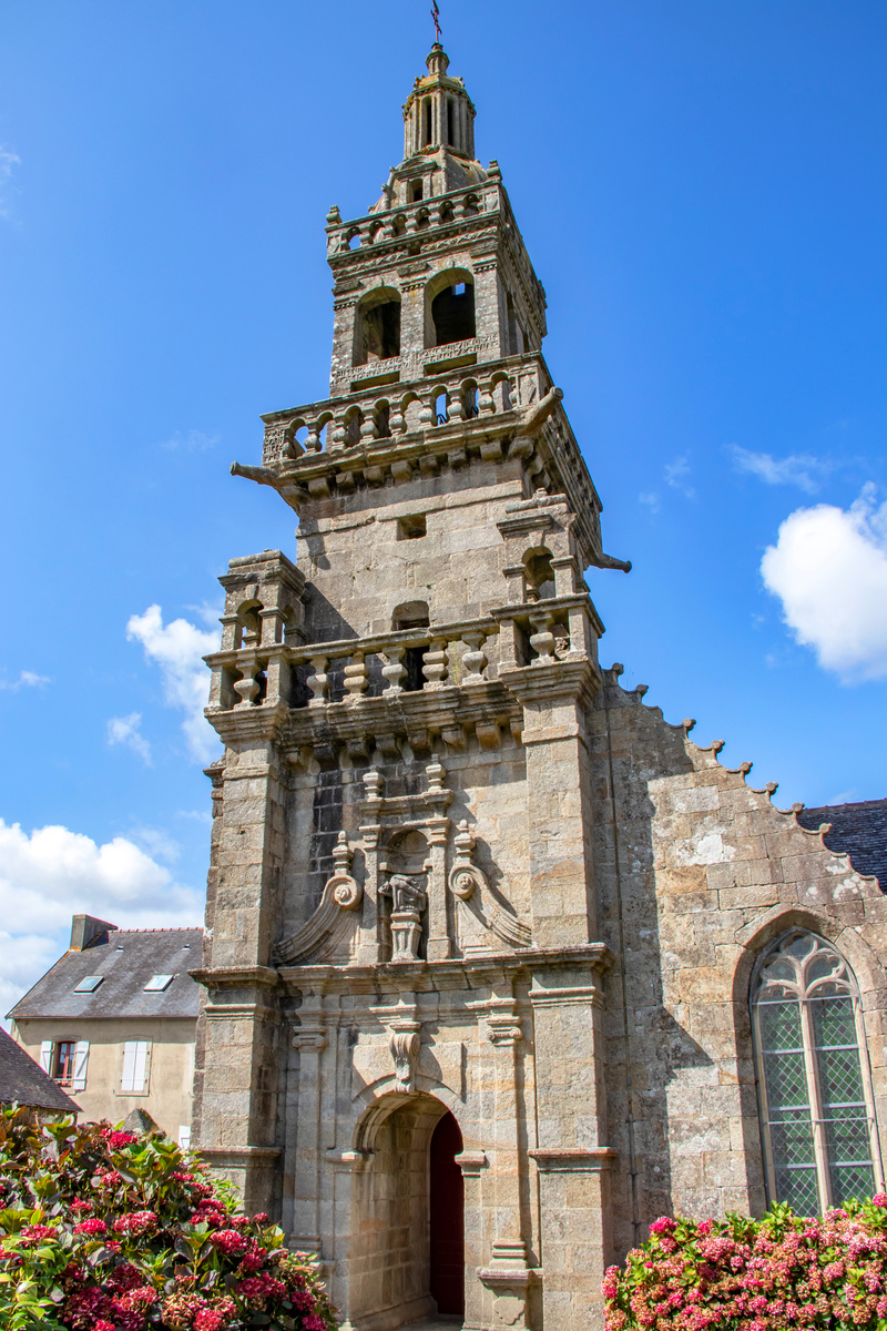 Sainte-Marie-du-Ménez-Hom, Chapel of the parish enclosure, Finistère, Brittany